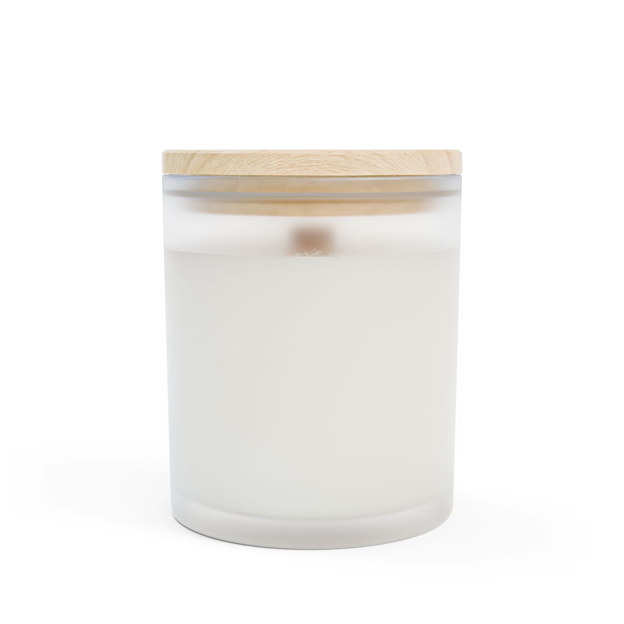 Blackberry Vanilla Candle Frosted Glass Candle, 11oz | Soy Wax, Wooden Lid