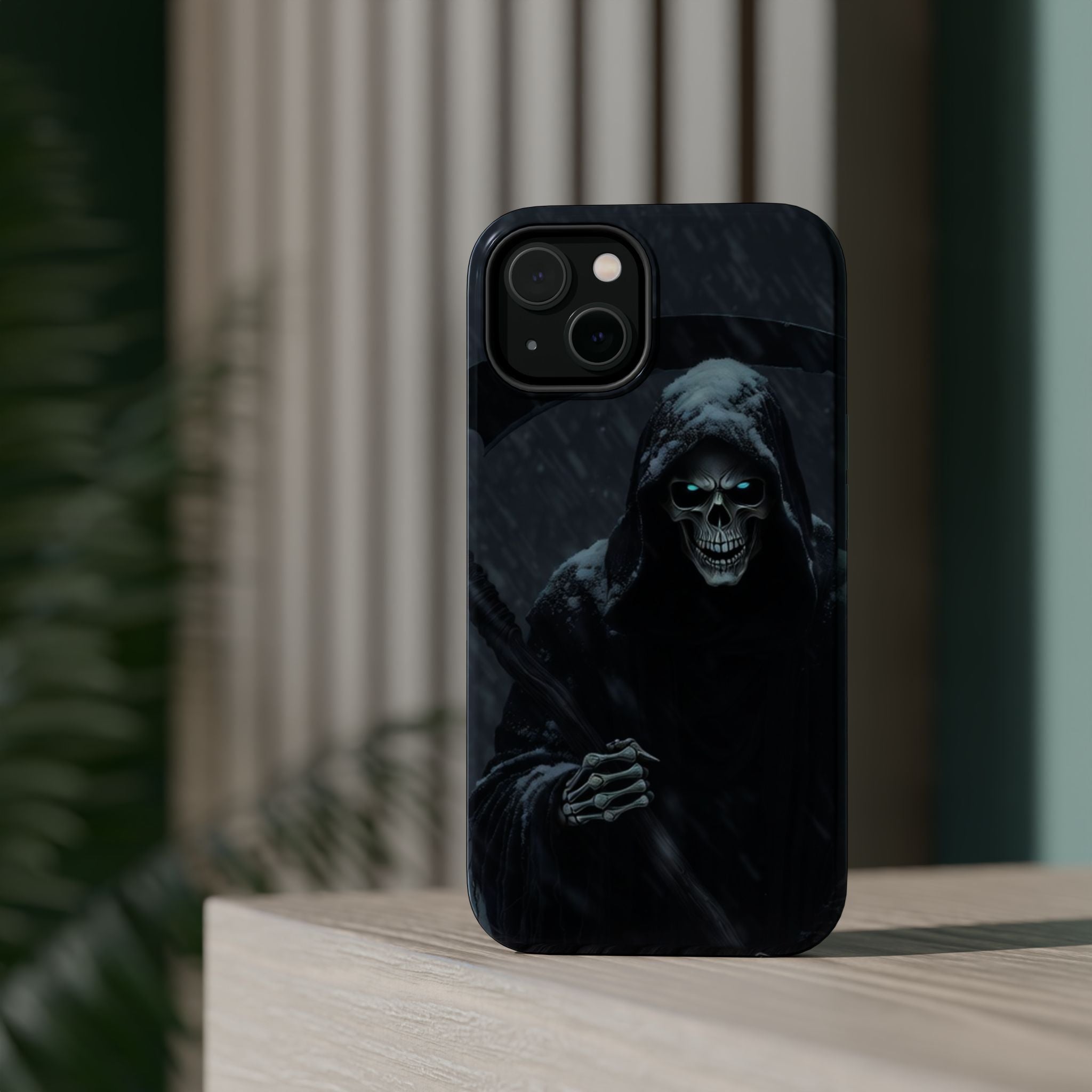 Grim Reaper Skull Phone Case | Magnetic Impact-Resistant Case