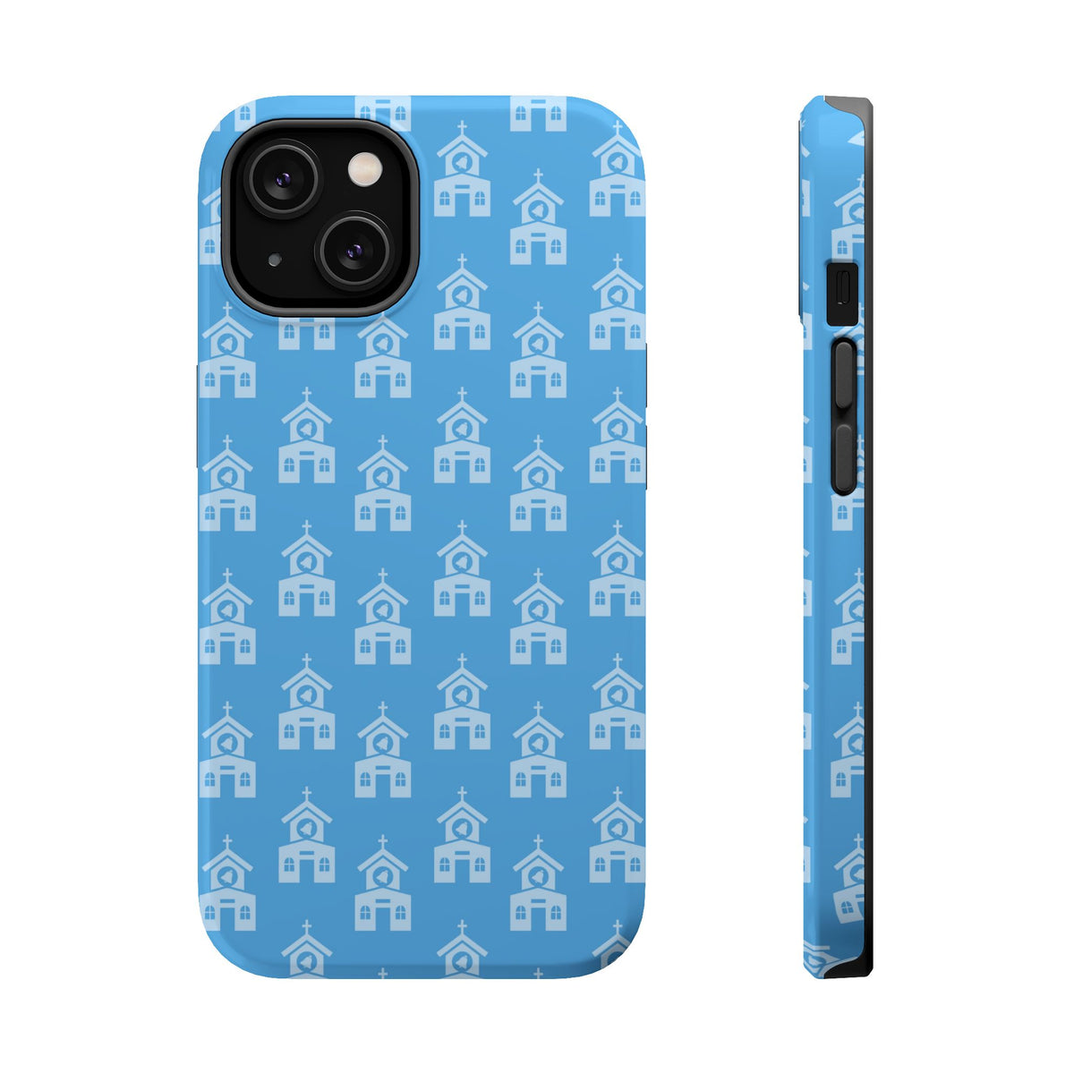 Blue And White Church Phone Case