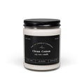 Clean Cotton Candle 9oz Soy Candle | Fresh Linen Scent