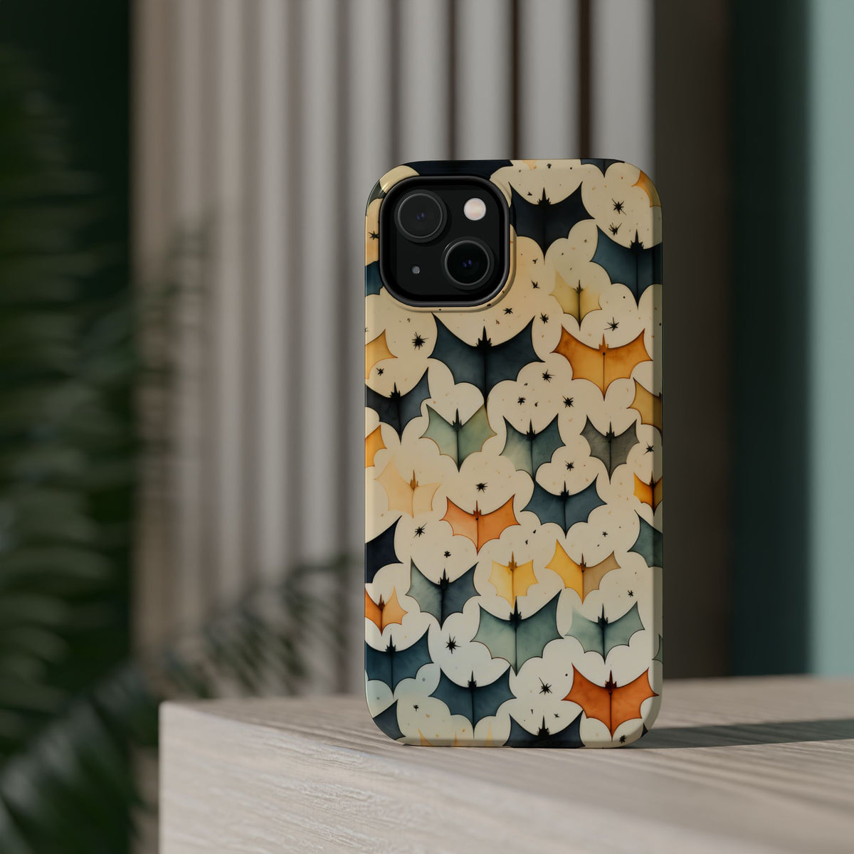 Vintage Bat Pattern Phone Case