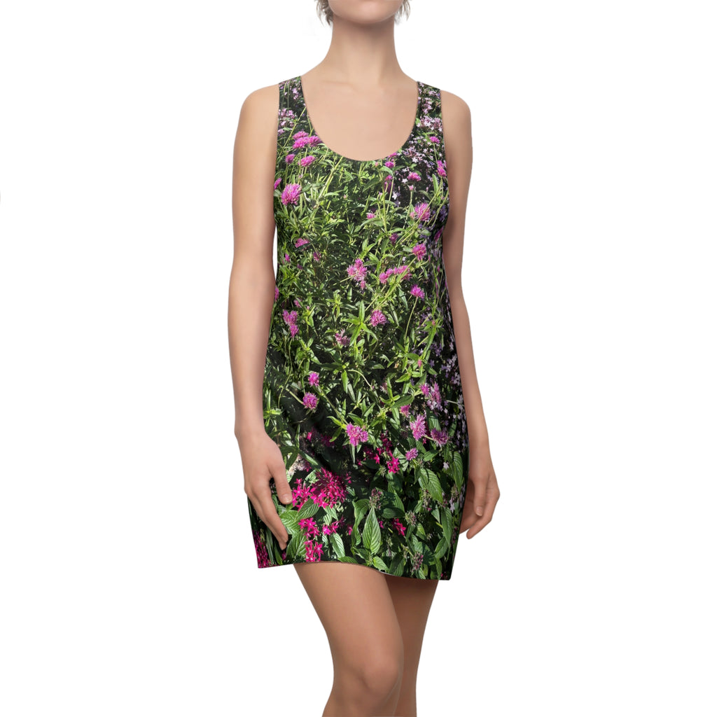 Wildflower Meadow Racerback Dress | Pink Floral All-Over Print