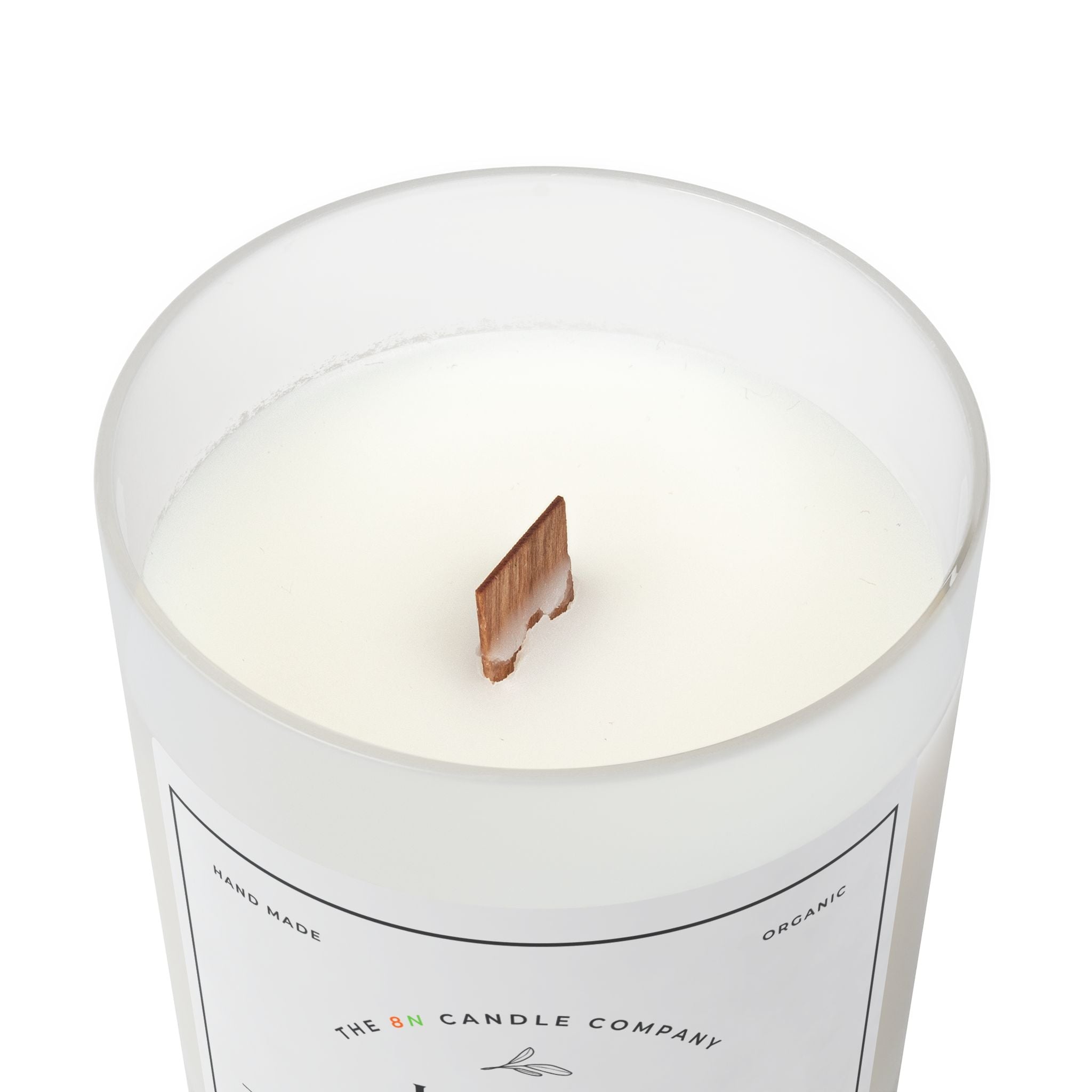 Lavender Frosted Glass Candle | 11oz Soy Wax Jar
