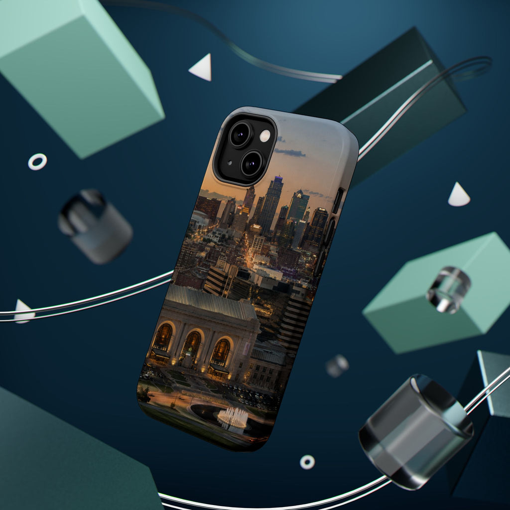 Kansas City Union Station Skyline phone case | Magnetic impact-resistant case