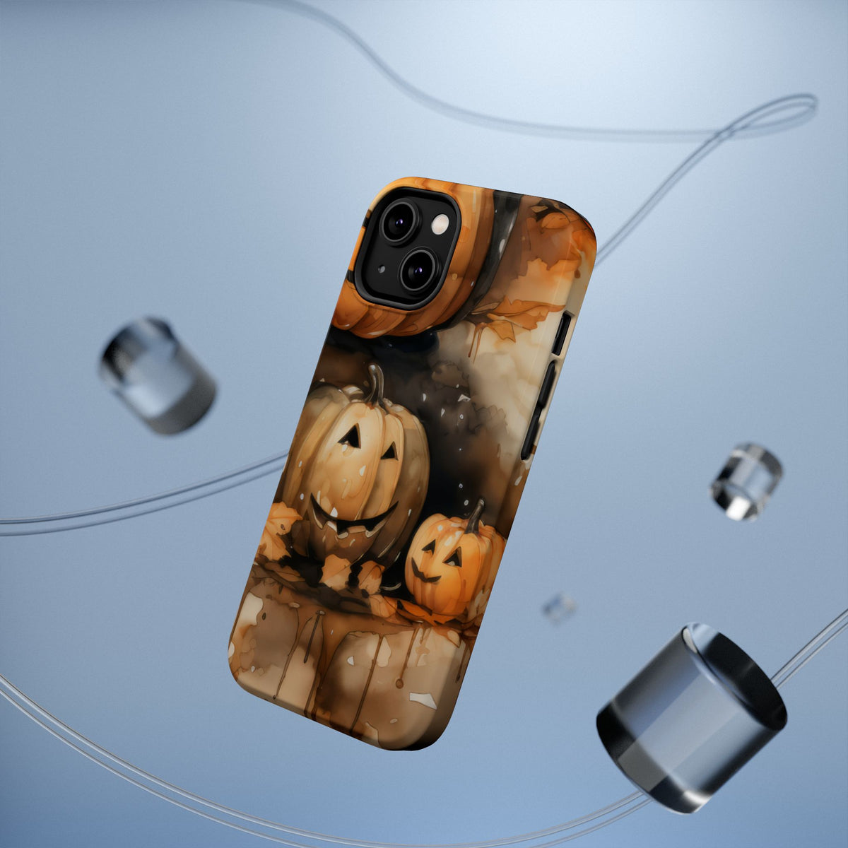 Carved Pumpkin Halloween Phone Case | Magnetic Impact-Resistant Case