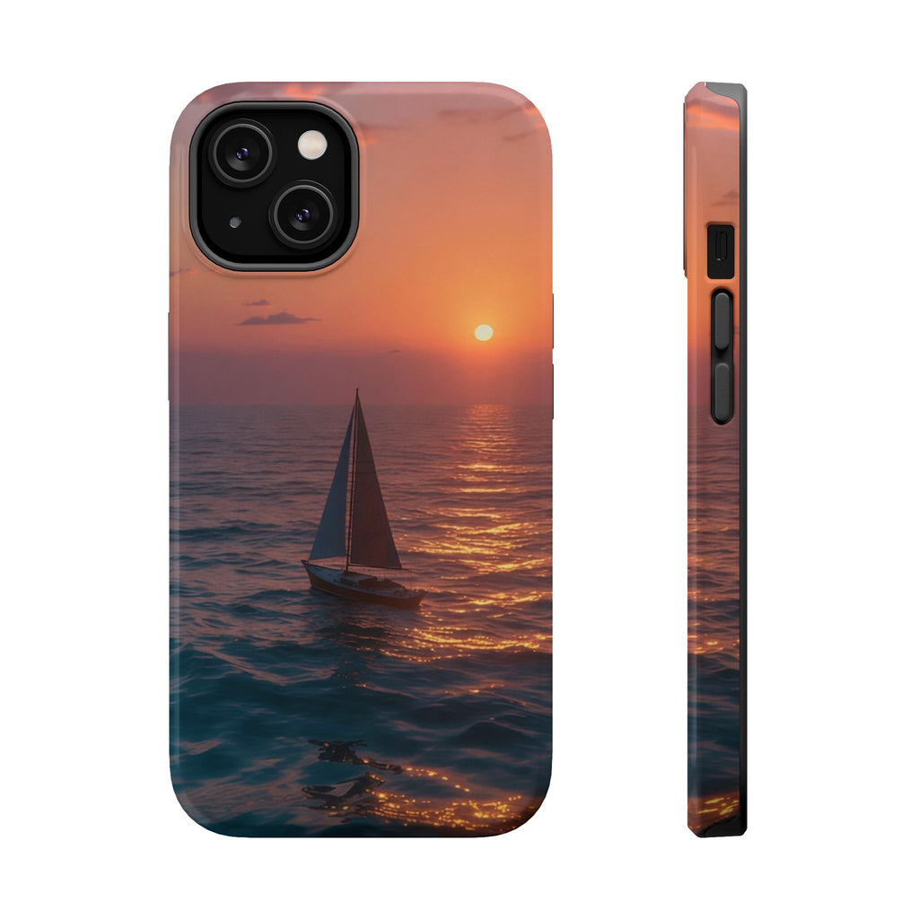 Sailboat Sunset phone case | Magnetic impact-resistant case