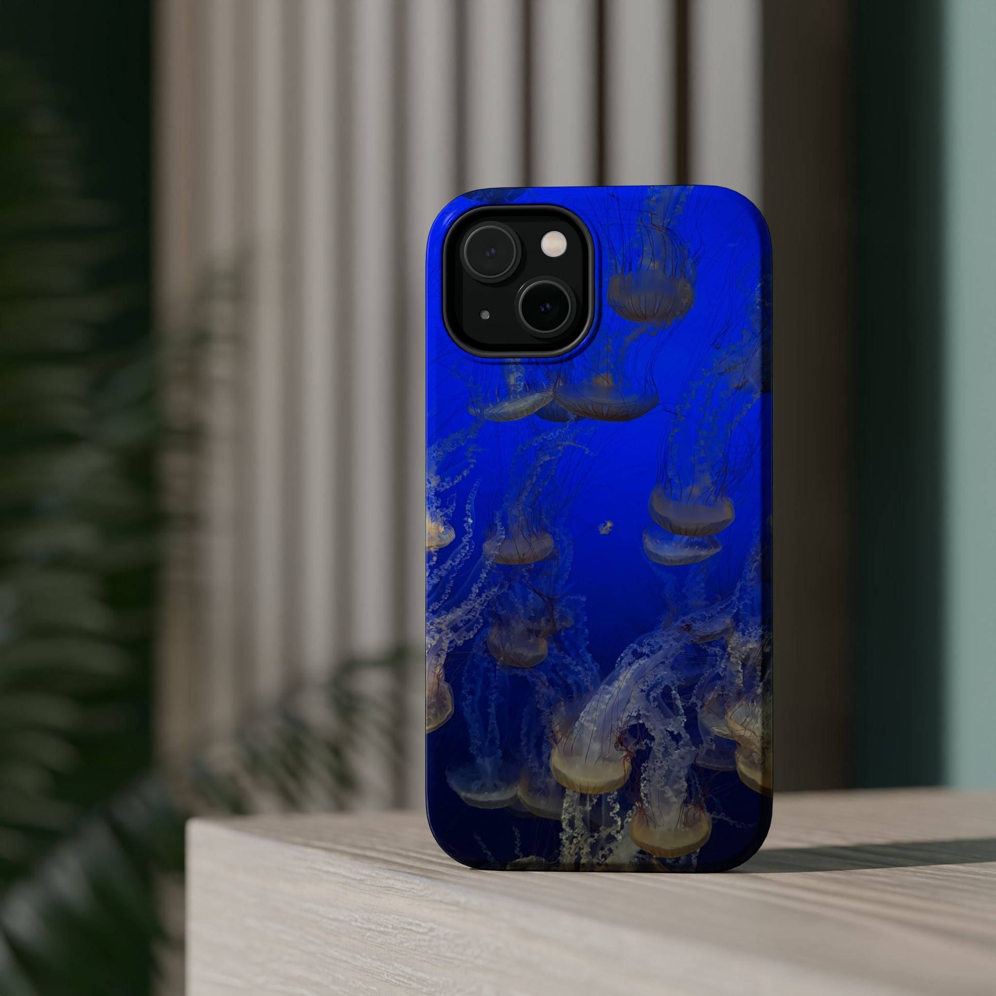 Golden Jellyfish Pattern Phone Case | Magnetic Impact-Resistant Case