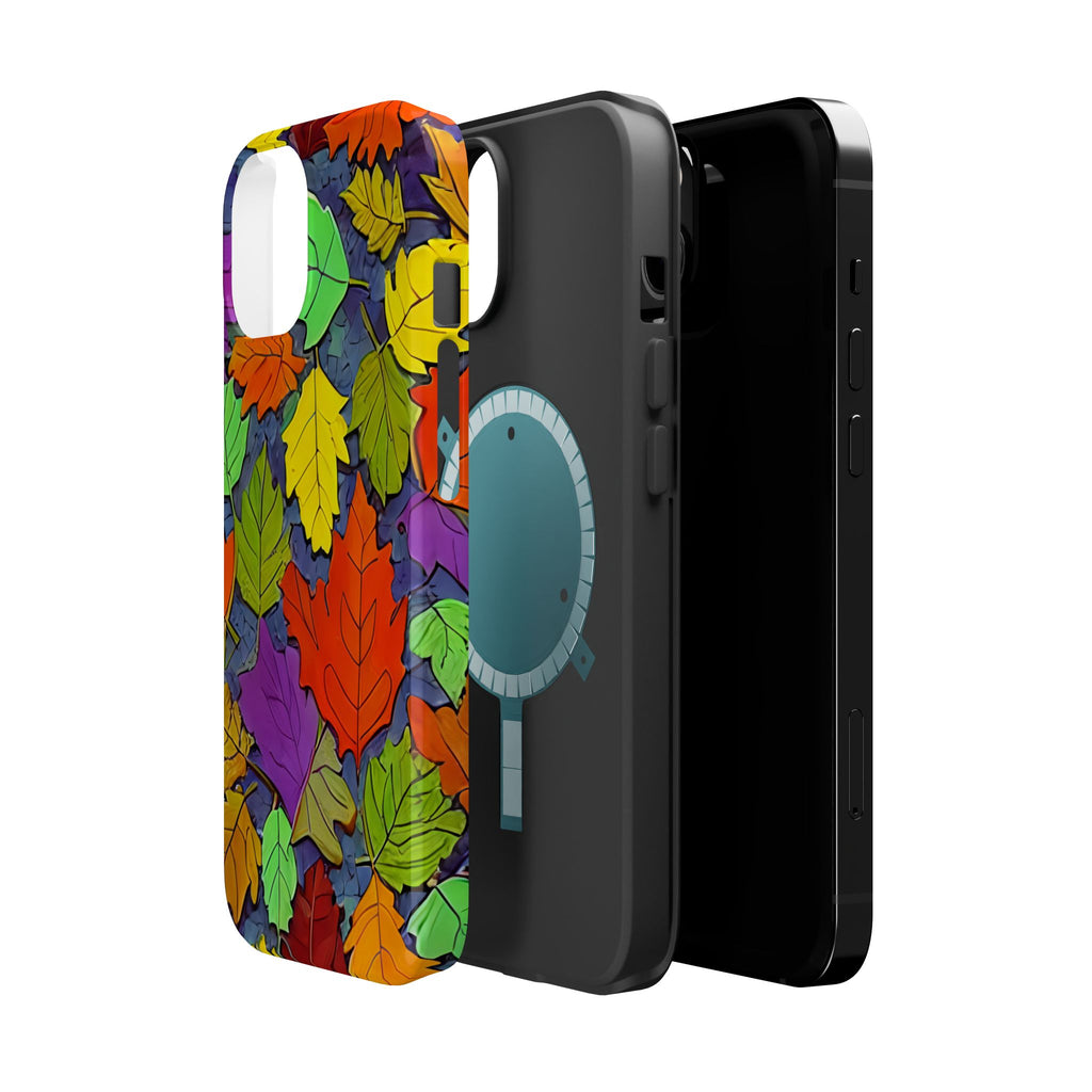 Colorful Autumn Leaves Phone Case | Magnetic Impact-Resistant Case