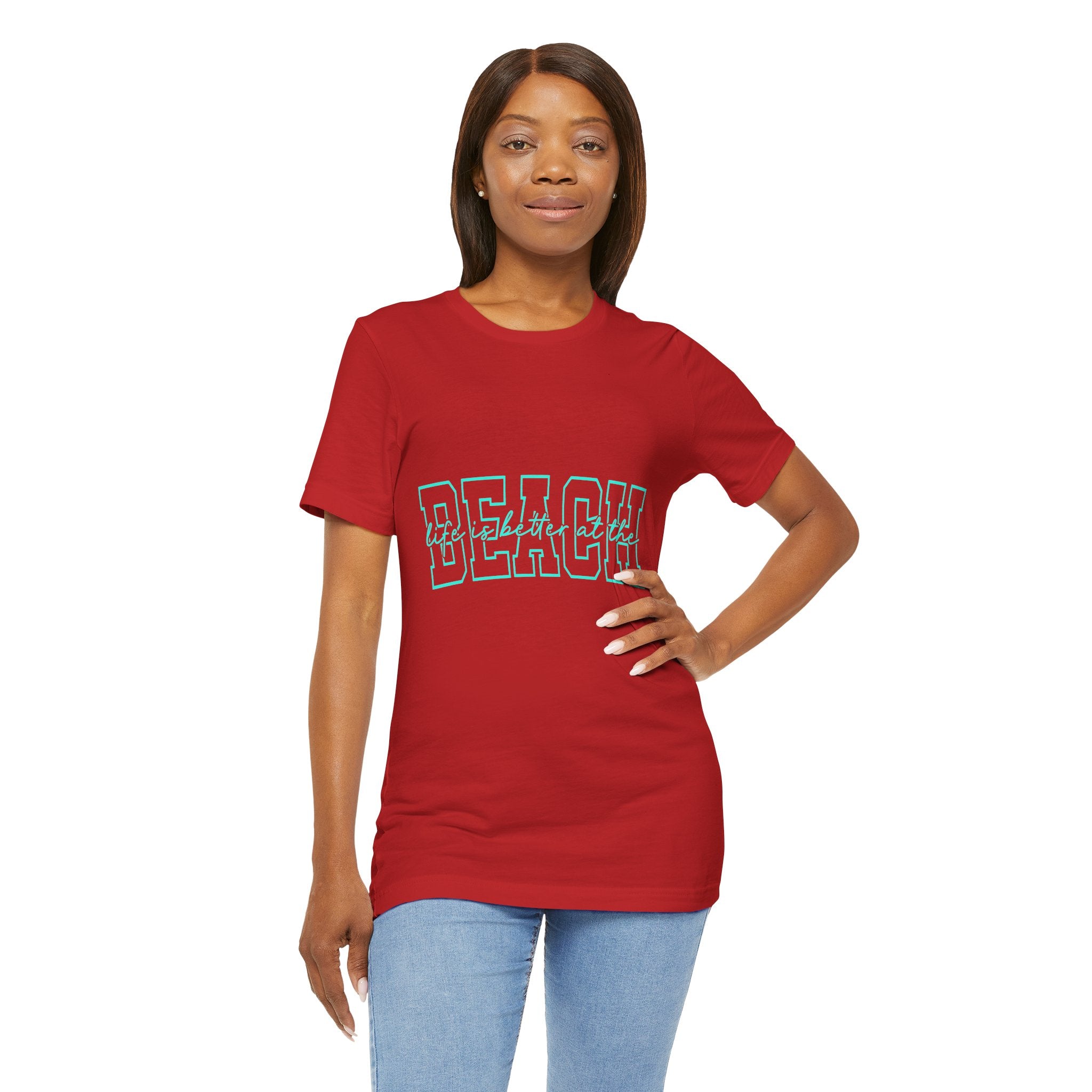 Beach state script Tee | Coastal summer typography t-shirt