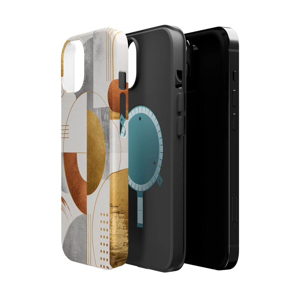 Abstract Geometric Circles Phone Case | Magnetic Impact-Resistant Case