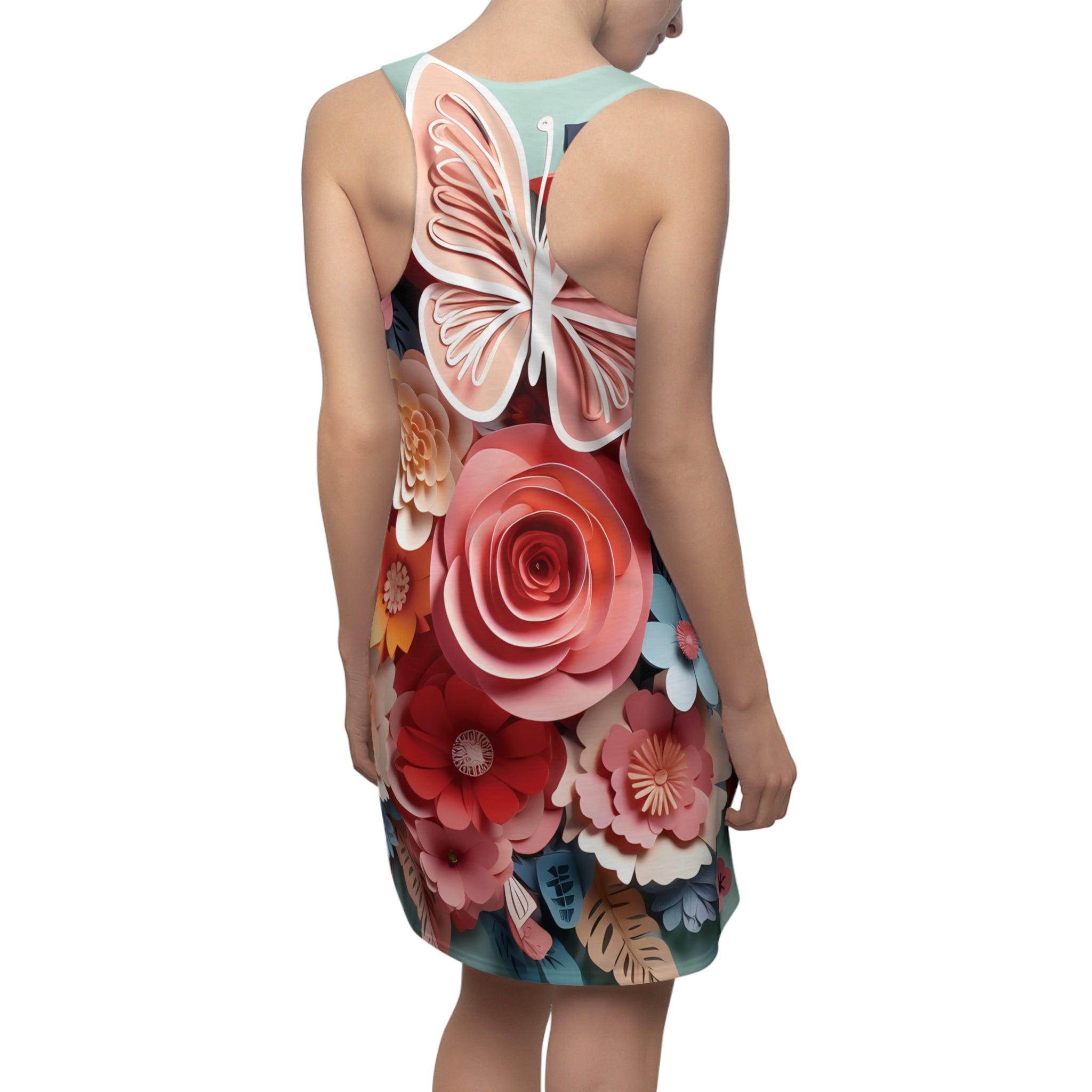 Women's Cut & Sew Racerback Dress (AOP)