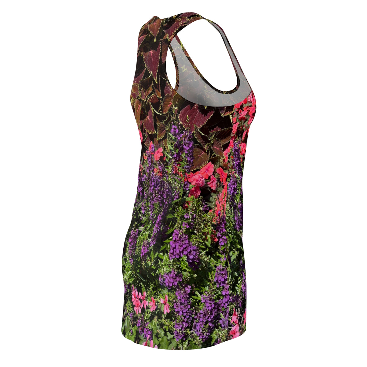 Floral Garden Print Racerback Dress | All-Over-Print