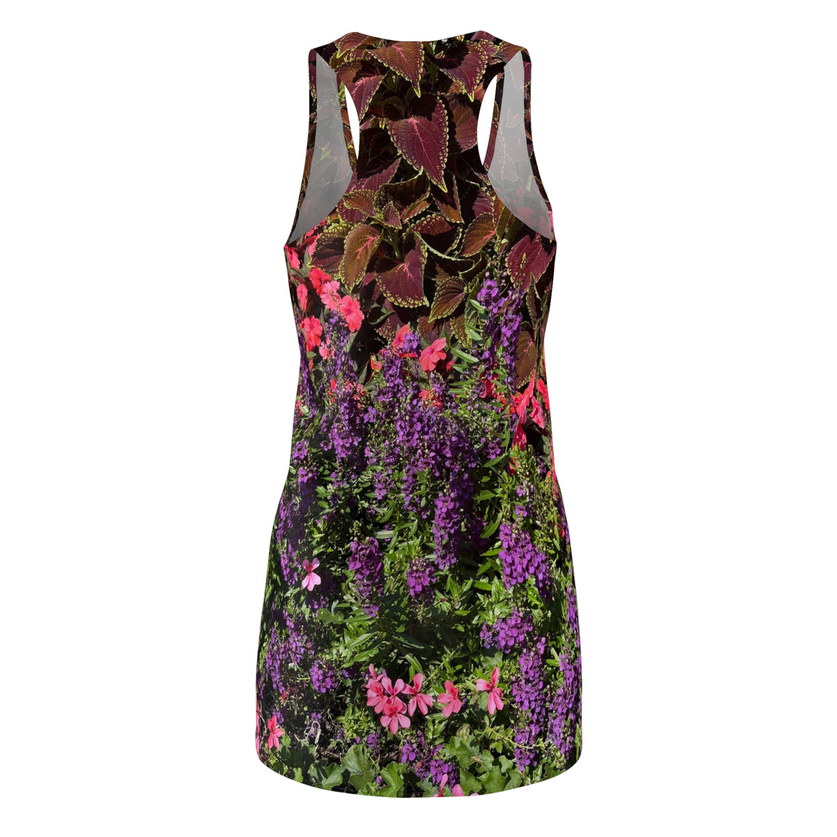 Floral Garden Print Racerback Dress | All-Over-Print