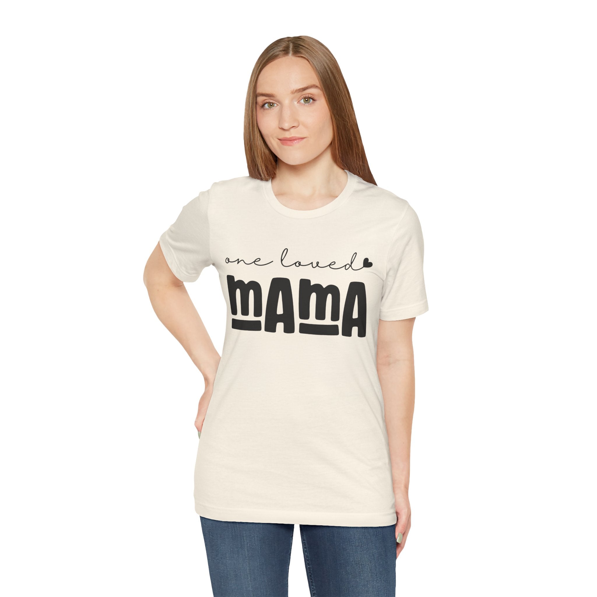 One Loved Mama T-Shirt | Mama Typography Tee, Mother's Day Shirt