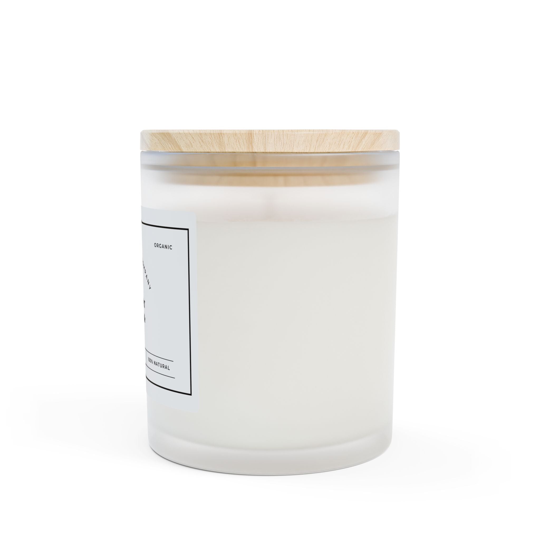 Lavender Frosted Glass Candle | 11oz Soy Wax Jar