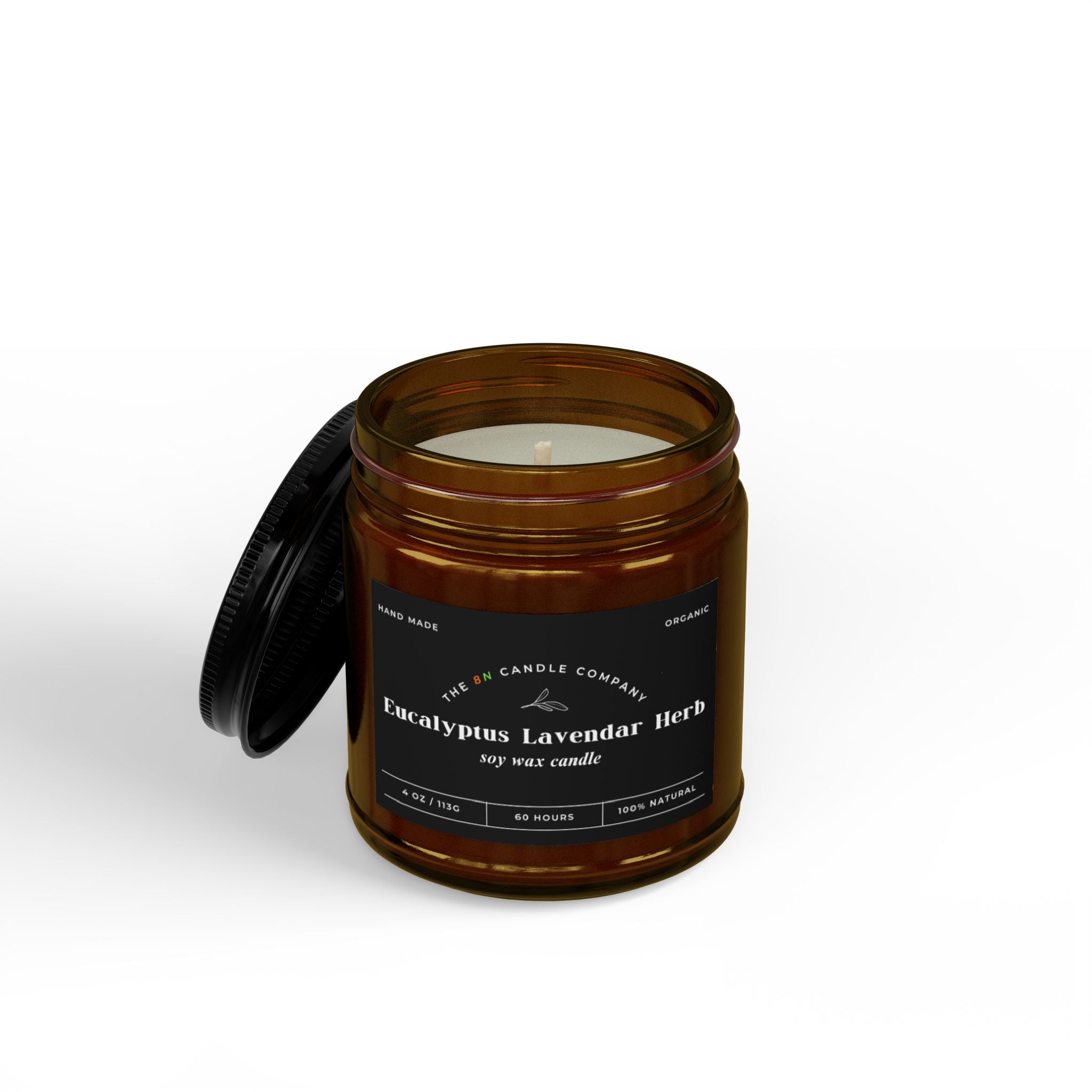 Eucalyptus Lavender Herb Candle 4oz or 9oz
