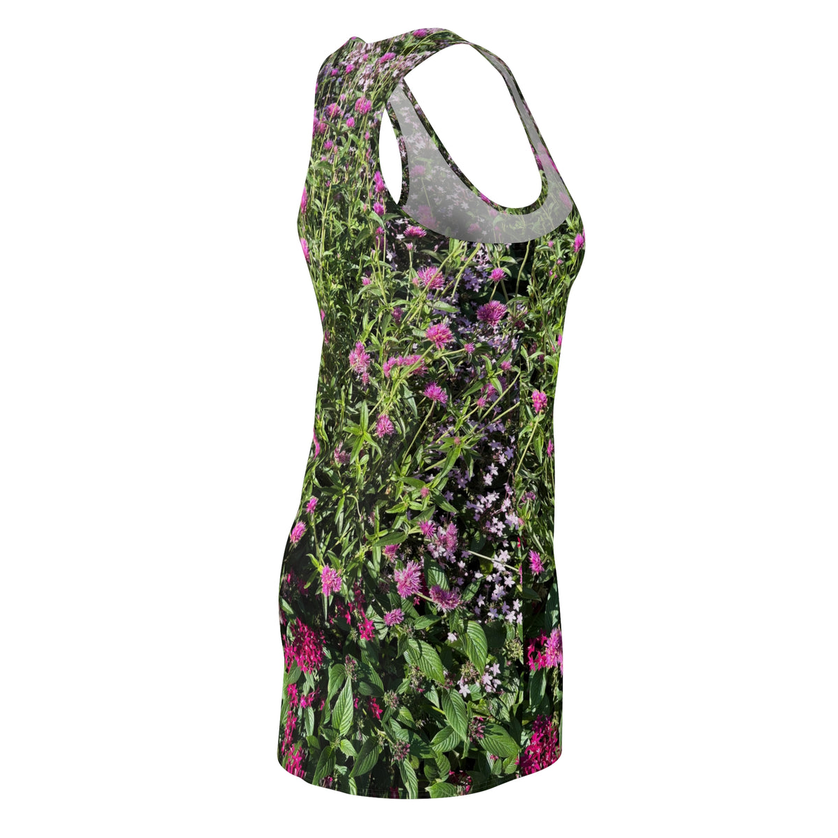Wildflower Meadow Racerback Dress | Pink Floral All-Over Print
