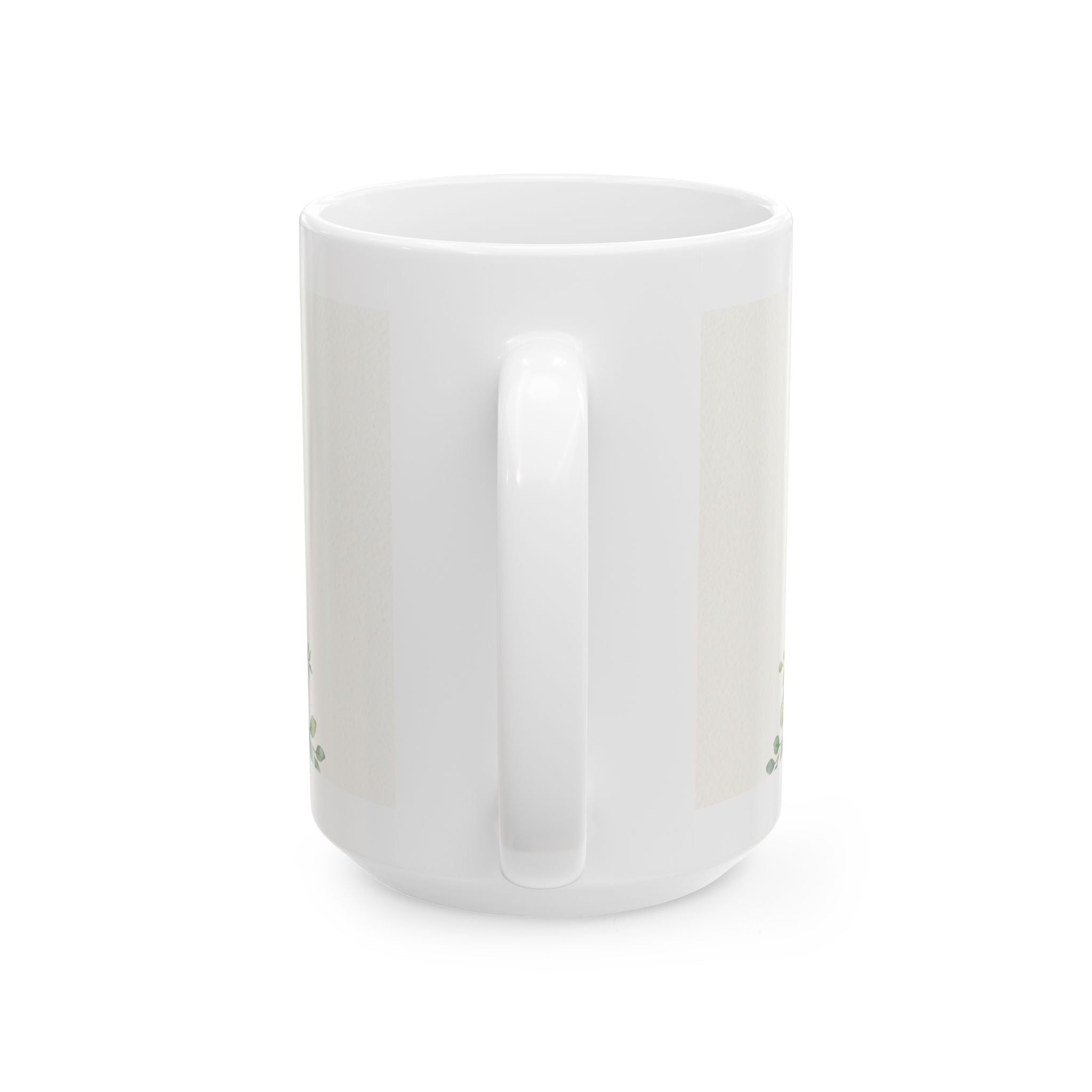 I Can Do All Things Through Christ Mug | Scripture Philippians 4:13 Floral Ceramic