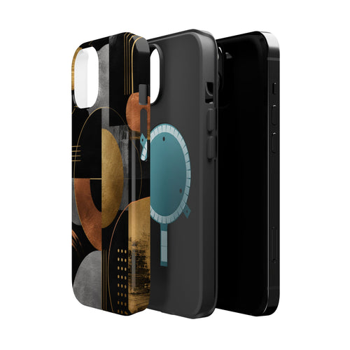 Abstract Geometric Circles Phone Case | Magnetic Impact-Resistant Case