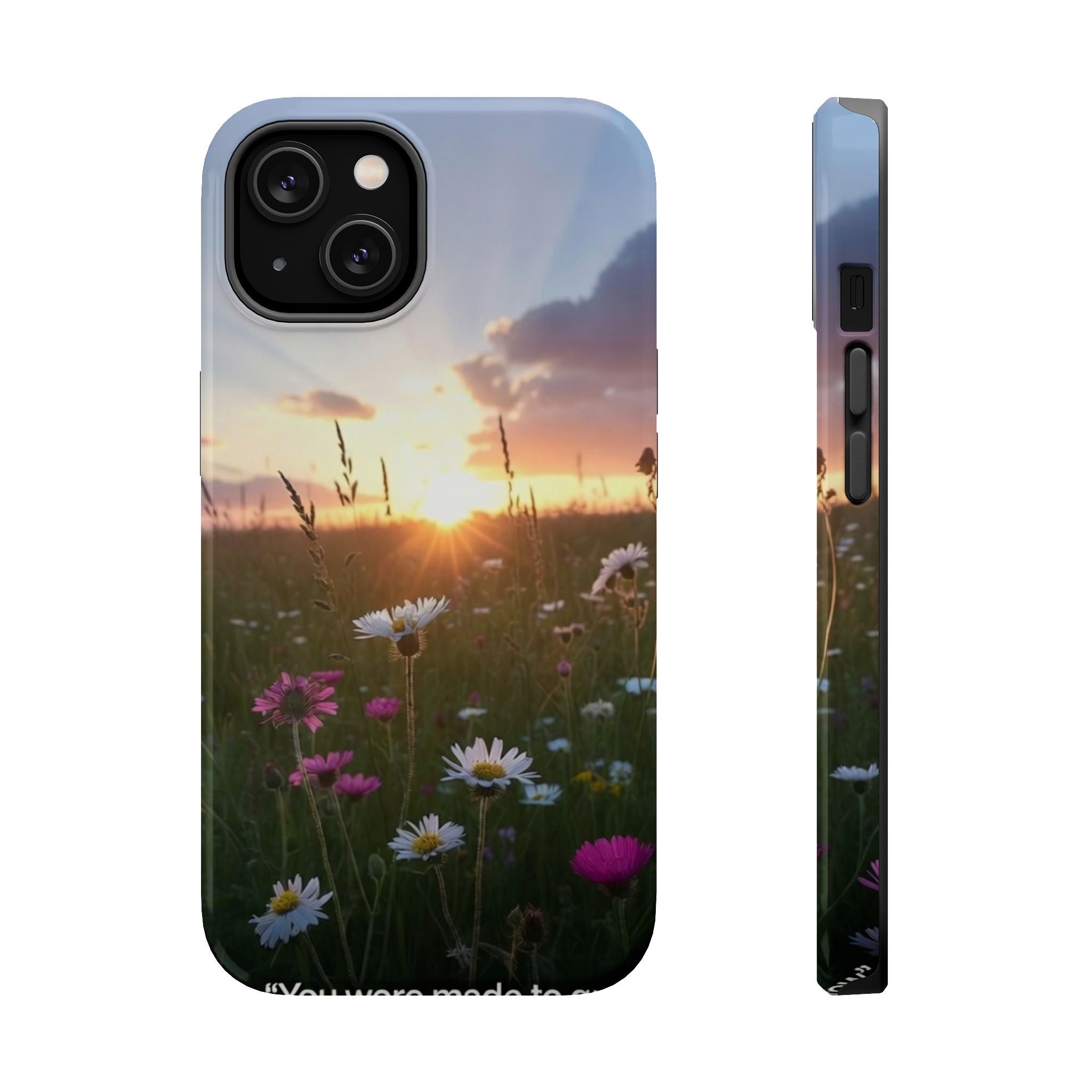 Wildflower Sunrise phone case | magnetic impact-resistant case