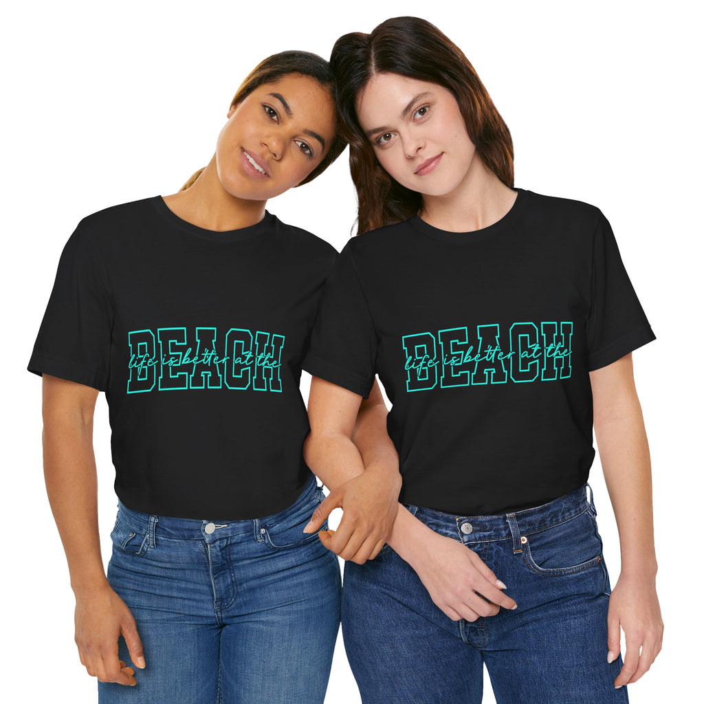 Beach state script Tee | Coastal summer typography t-shirt