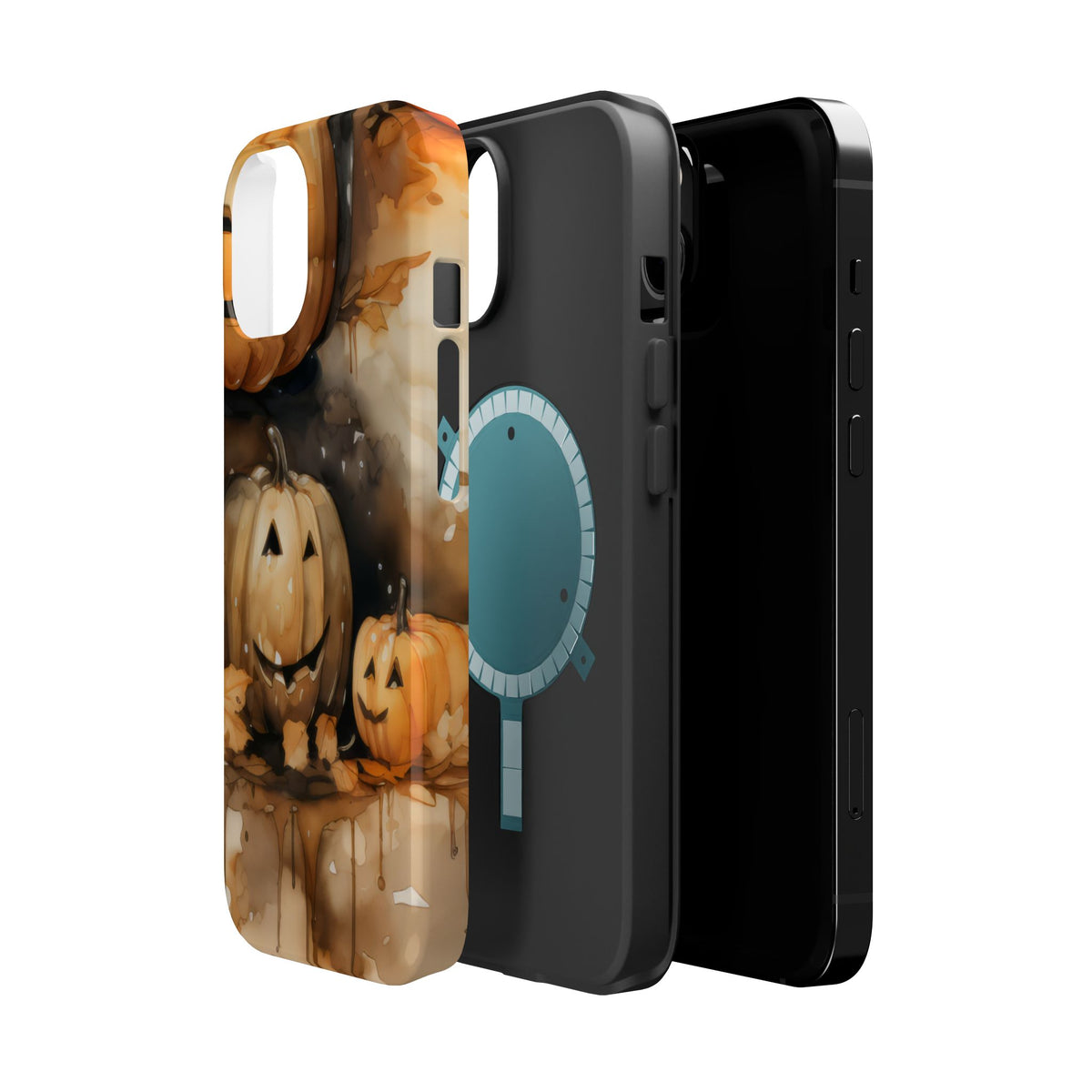 Carved Pumpkin Halloween Phone Case | Magnetic Impact-Resistant Case
