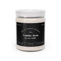 Vanilla Bean Soy Candle 9oz | Scented Candle with White Lid