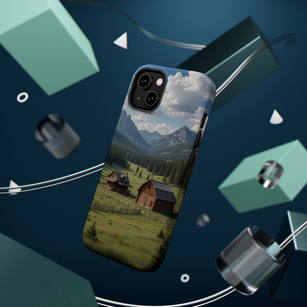 Mountain Valley Cabins Phone Case | Magnetic Impact-Resistant