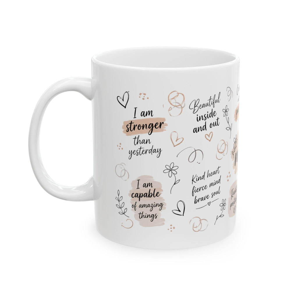 I Choose Myself mug | Affirmation ceramic mug, self love coffee cup