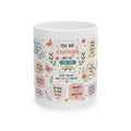 You Are Enough Inspirational Quotes Mug | Positive Affirmation Ceramic Mug