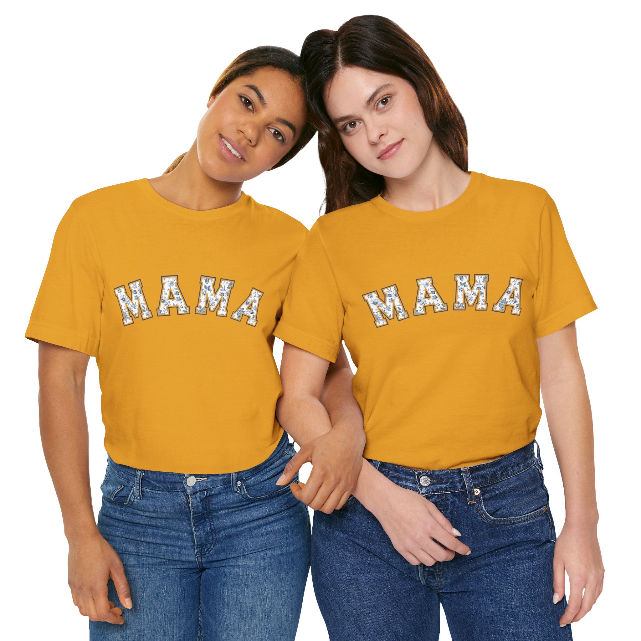 Mama Floral Arch Tee | Mom Script Lettering Shirt