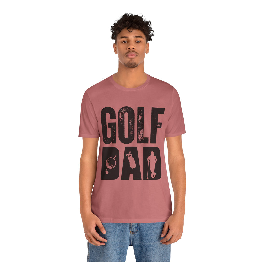 Golf Dad T-Shirt | Golf Graphic Tee, Golfing Father Design