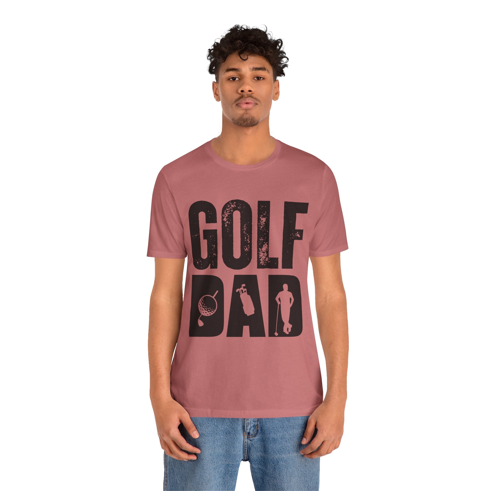 Golf Dad T-Shirt | Golf Graphic Tee, Golfing Father Design