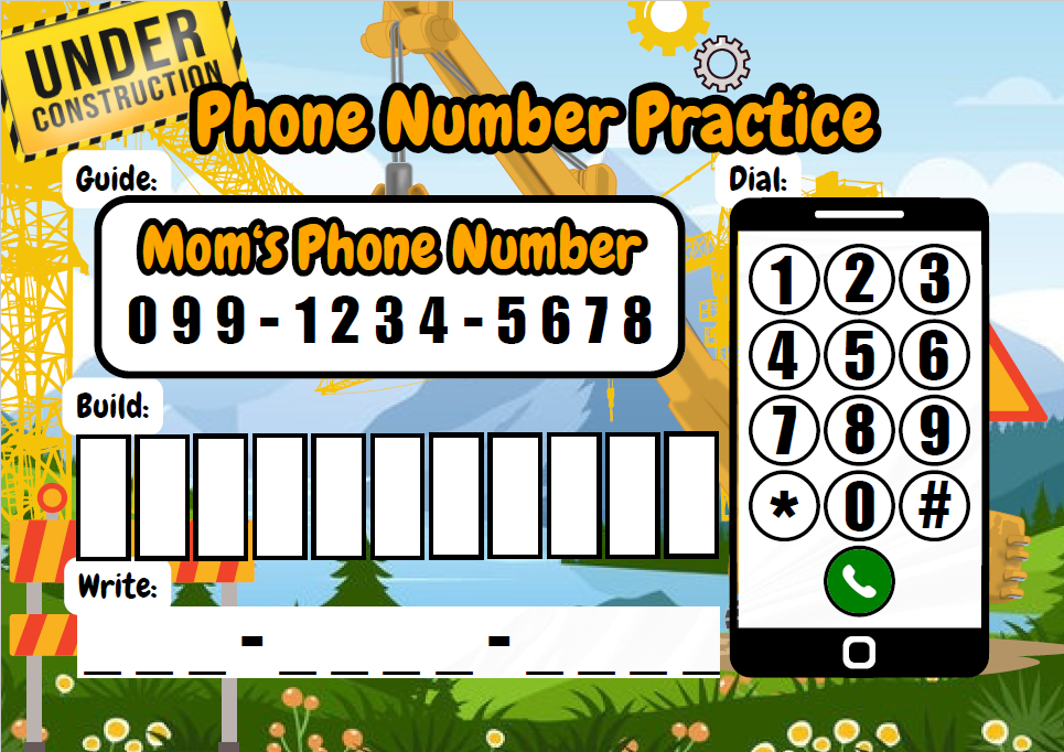 Construction Busy Book PDF Printable | Toddler Quiet Book | Excavator Crane Truck Activities | Preschool Learning | Instant Download