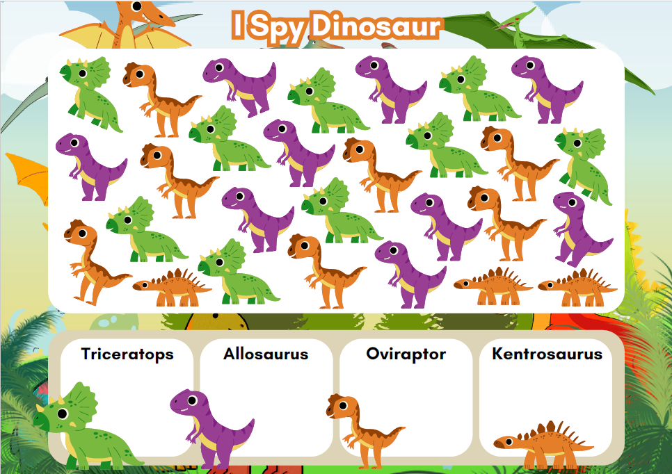Dinosaur Busy Book PDF Printable | Toddler Quiet Book | Dinosaur Activities for Preschool | Tracing Matching Counting | Instant Download