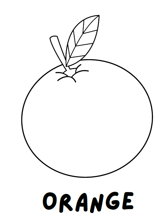 Fruits Coloring Book for Kids | 22 Pages Printable PDF | Fun Fruit Coloring Pages with Names | Instant Download