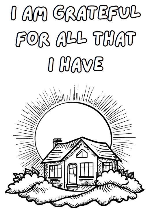 Kids Affirmations Coloring Book | 50 Positive Affirmations Printable PDF | I Am Strong, Brave, Loved | | Instant Download