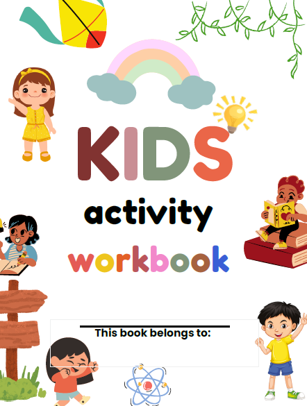 Kids Pre-K Workbook 120 Pages | Printable PDF Activity Book | Tracing, Letters, Numbers, Shapes | Preschool Kindergarten Homeschool