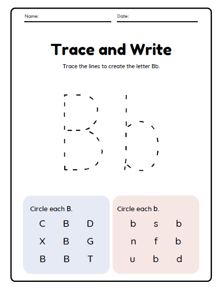 Kids Pre-K Workbook 120 Pages | Printable PDF Activity Book | Tracing, Letters, Numbers, Shapes | Preschool Kindergarten Homeschool