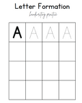 Letter Formation Handwriting Practice Workbook | 52 Pages Printable PDF | Trace & Write Alphabet A-Z | Preschool Kindergarten Homeschool