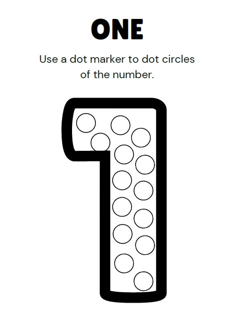 Math Activity Book for Kids | Early Numbers 1-20 Workbook Printable PDF | Counting, Tracing, Dot Marker Activities | Preschool Kindergarten