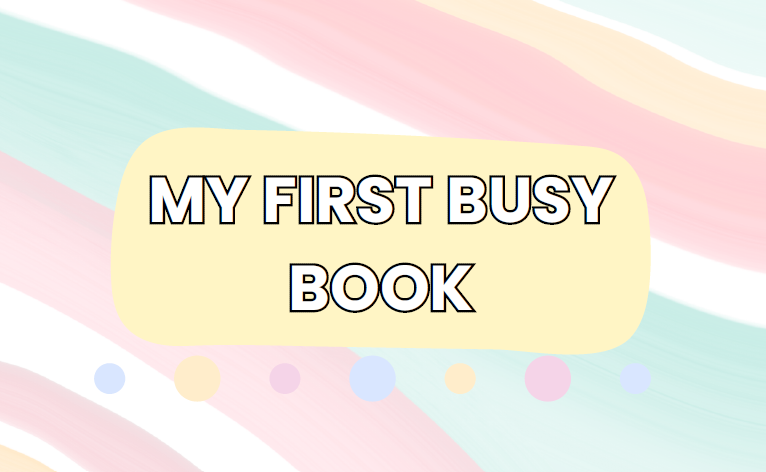 My First Busy Book Printable | 60 Pages Toddler Activity Book PDF | Spot the Difference, Tracing | Preschool Quiet Book Instant Download