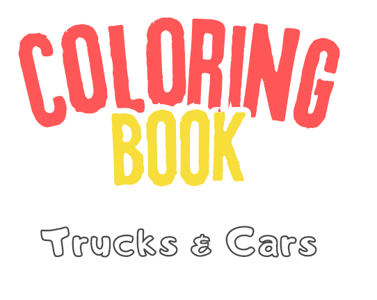 Trucks & Cars Coloring Book | 12 Pages Printable PDF | Big Trucks Dump Truck Excavator | Boys Coloring Pages Instant Download