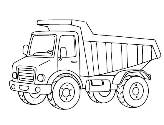 Trucks & Cars Coloring Book | 12 Pages Printable PDF | Big Trucks Dump Truck Excavator | Boys Coloring Pages Instant Download