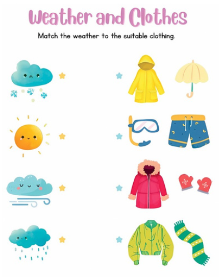 Weather Worksheets for Kids | 51 Pages Printable PDF | Weather Adventures Activity Book | Preschool Kindergarten Science & Learning