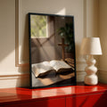Bible and Cross Wall Art, Christian Poster, Faith Home Decor, Religious Print, Church Gift