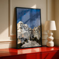 Mount Rushmore Poster, South Dakota Landmark Wall Art, American Presidents Print